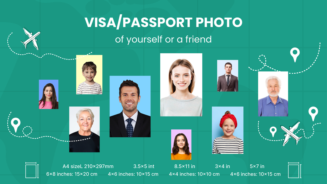 Passport/VISA Photo Creator - عکس برنامه موبایلی اندروید