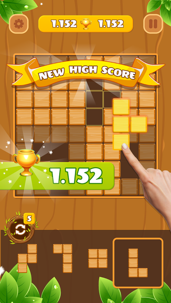 Woody Block Puzzle: Wood Game - عکس بازی موبایلی اندروید