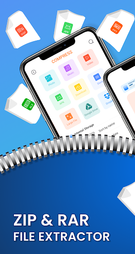 ZipApp: File Compressor, Unrar - عکس برنامه موبایلی اندروید