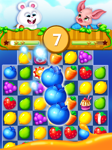 Fruit Harvest Funny Match 3 - Gameplay image of android game