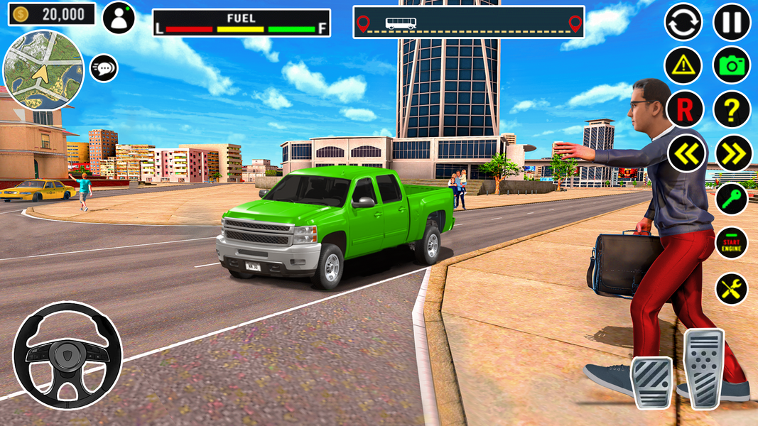 Pickup Truck Sim - Open World - Gameplay image of android game