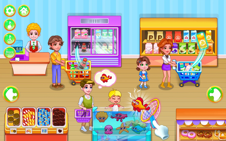 Supermarket Go Shopping - Gameplay image of android game