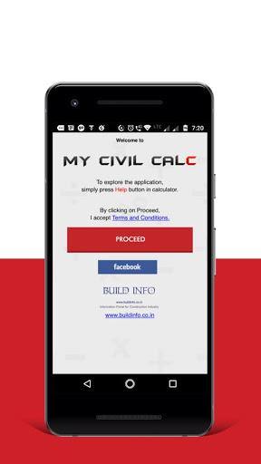 My Civil CalC - Image screenshot of android app
