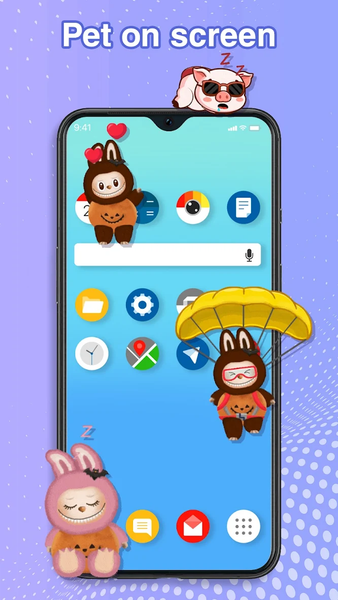 Pet On Screen - Desktop Pet - عکس برنامه موبایلی اندروید