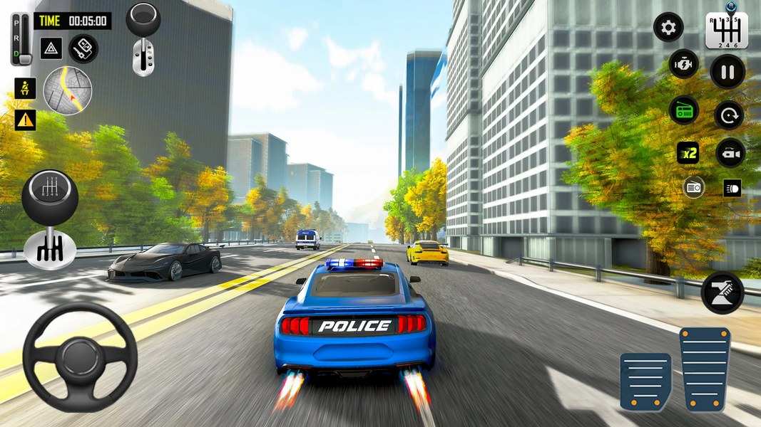 Car Race 3D - Police Car Games - Gameplay image of android game