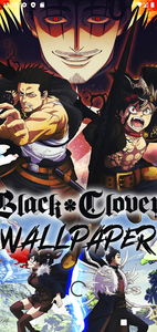Live wallpaper 4K Black Clover Asta 