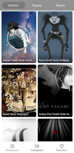 Death Anime Wallpaper Note 4K - عکس برنامه موبایلی اندروید