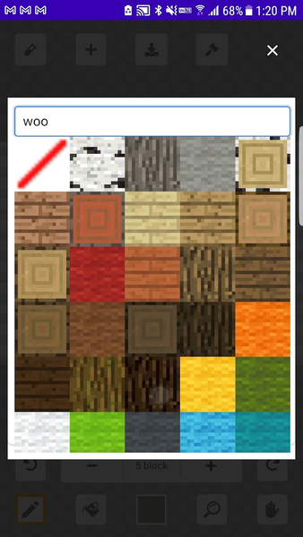 Pixel art maker for minecraft - Image screenshot of android app