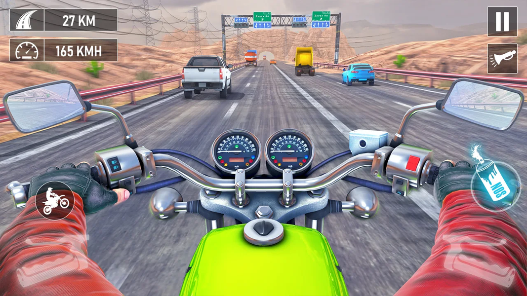 3d Bike Racing Bike Race Games - Gameplay image of android game