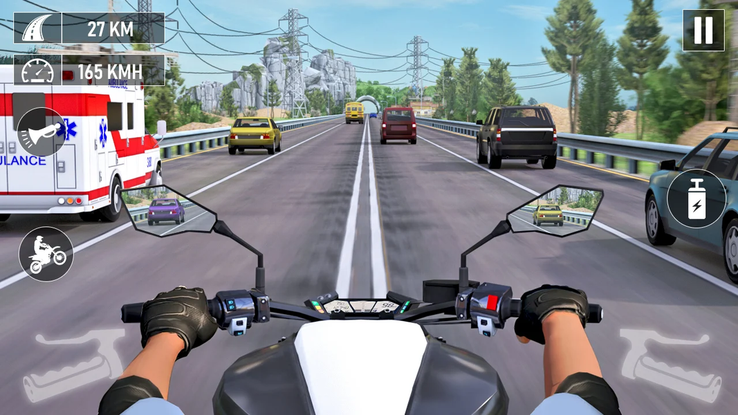 3d Bike Racing Bike Race Games - Gameplay image of android game