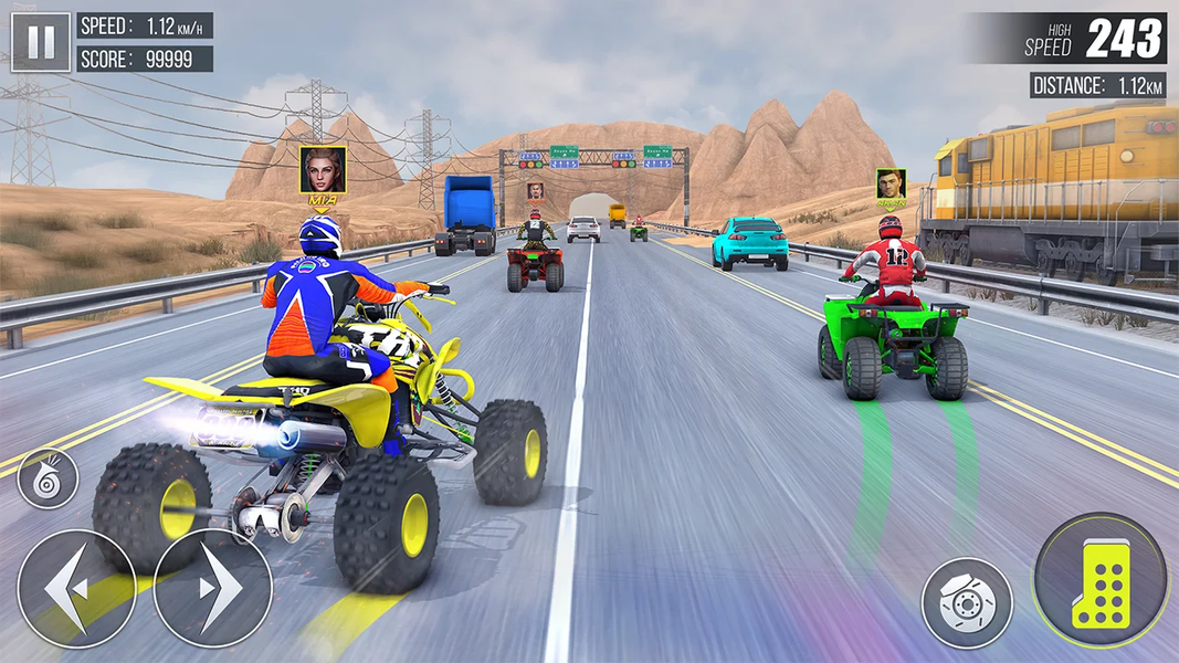 Bike Race ۳d Bike Racing Games - عکس بازی موبایلی اندروید