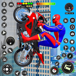 HERO STUNT SPIDER BIKE SIMULATOR 3D jogo online gratuito em