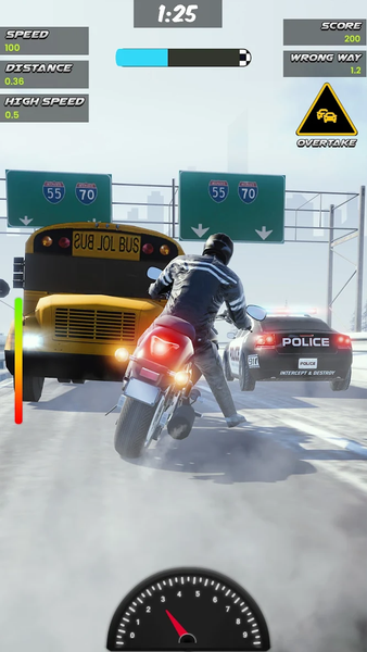 Motor Bike Rush 3D - عکس بازی موبایلی اندروید