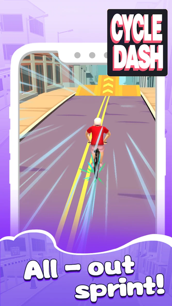 Cycle Dash - Gameplay image of android game