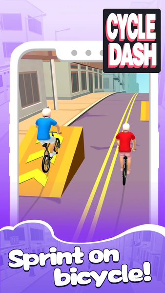 Cycle Dash - Gameplay image of android game