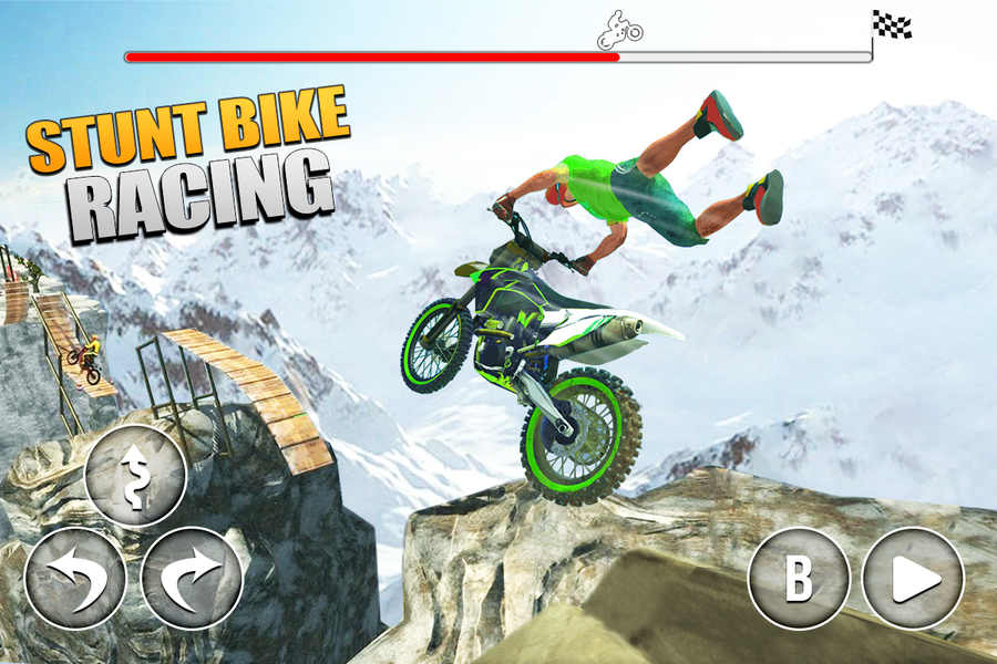 Bike Stunt: Bike Race Games - Gameplay image of android game