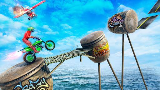 Bike Stunt Games Bike games 3D - Gameplay image of android game