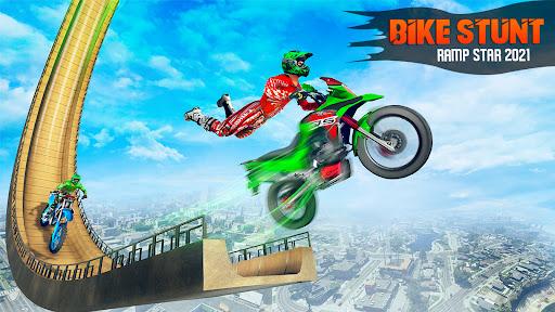 Bike Stunt Games Bike games 3D - Gameplay image of android game