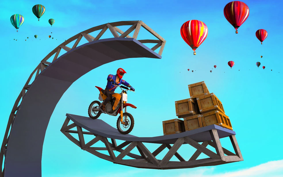 Xtreme Bike Racing Stunt Games - Image screenshot of android app