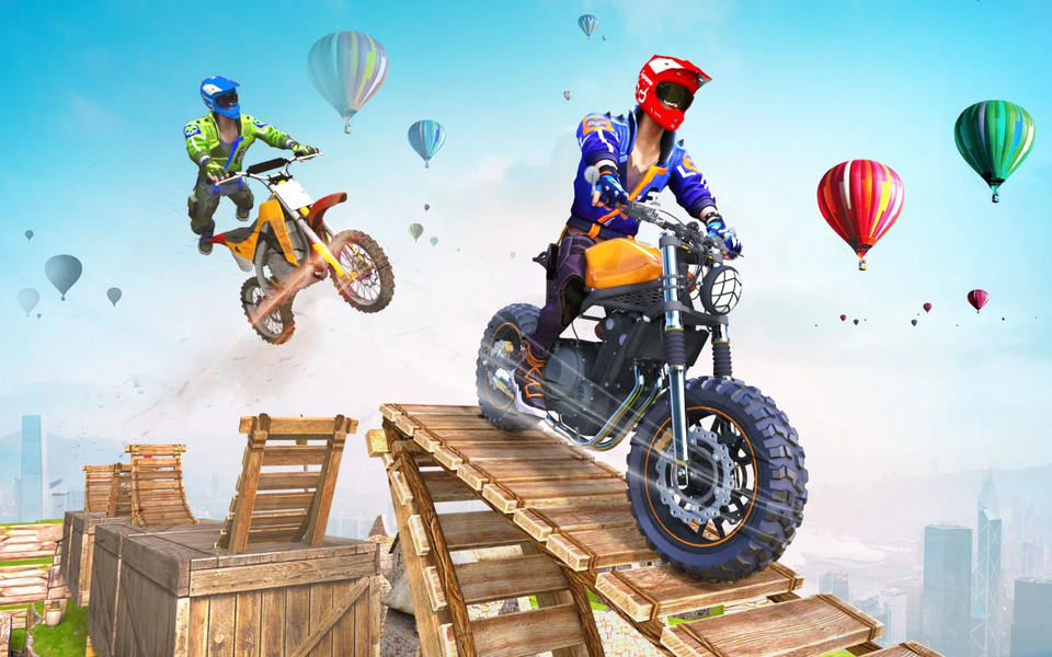 Xtreme Bike Racing Stunt Games - Image screenshot of android app