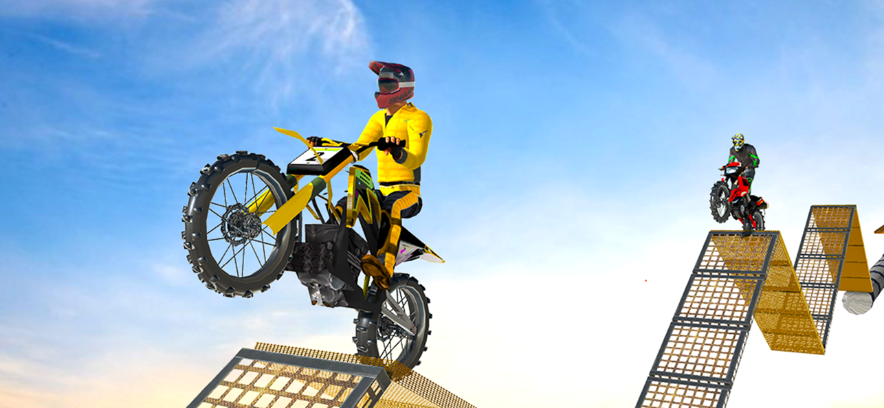 Bike Stunt Games：Bike Racing - Gameplay image of android game