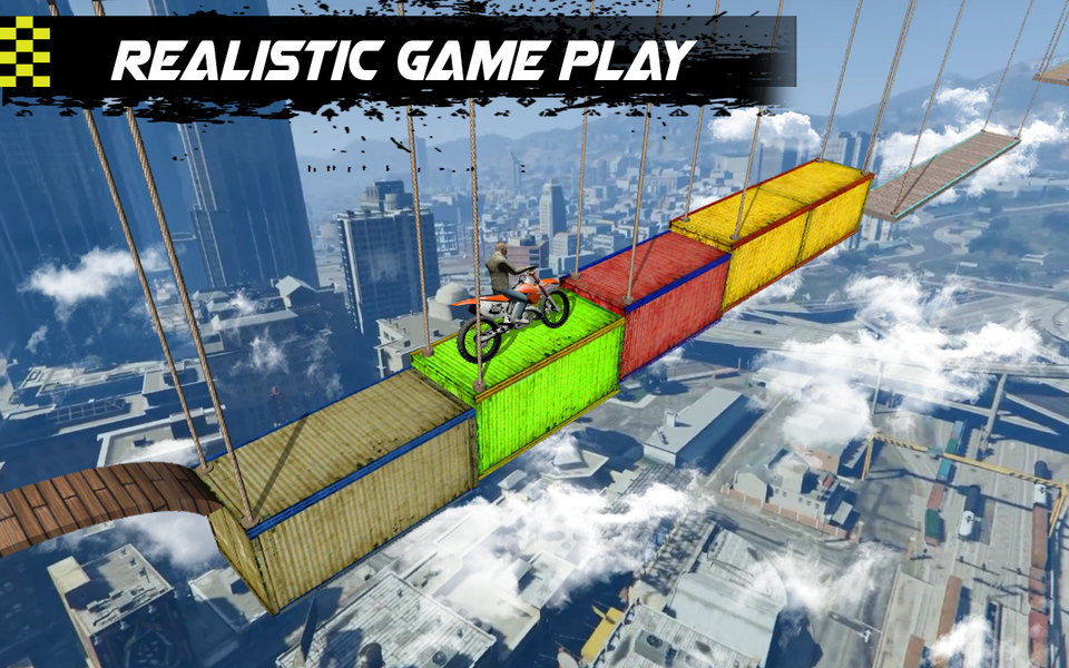 Bike Stunts Trick Master - Gameplay image of android game