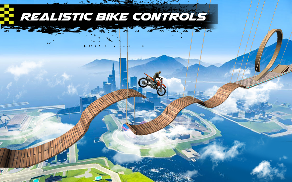 Bike Stunts Trick Master - Gameplay image of android game