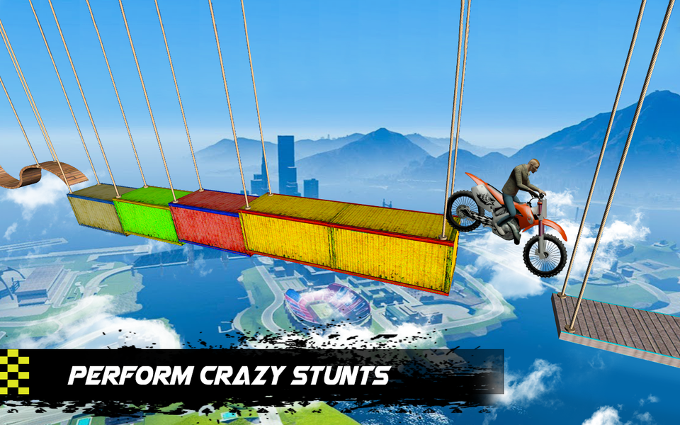 Bike Stunts Trick Master - Gameplay image of android game