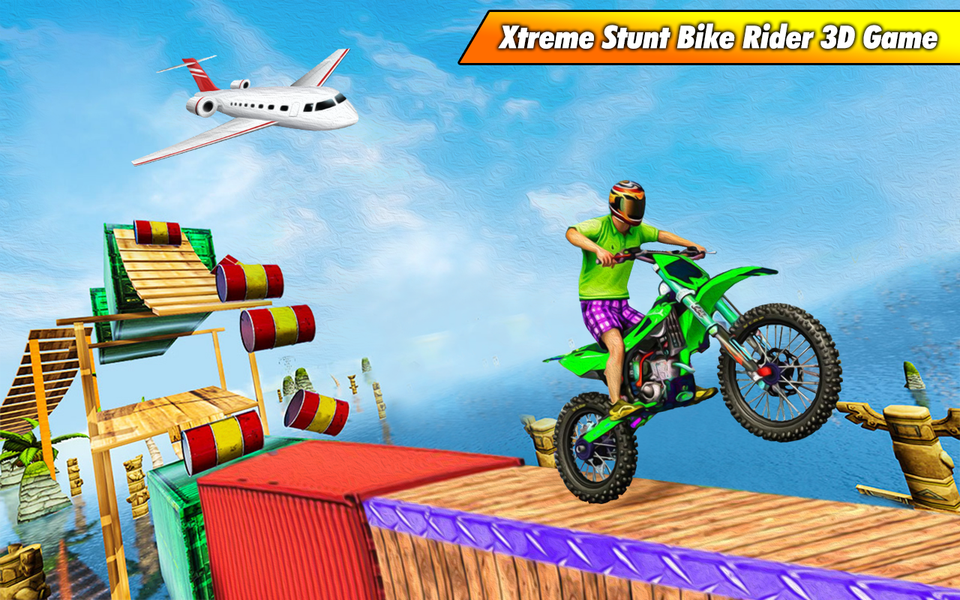 Bike Stunt Racing Games 3D - عکس بازی موبایلی اندروید