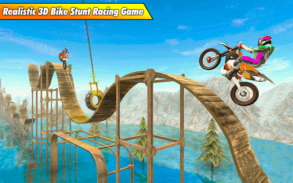 Bike Stunt Racing Games ۳D - عکس بازی موبایلی اندروید