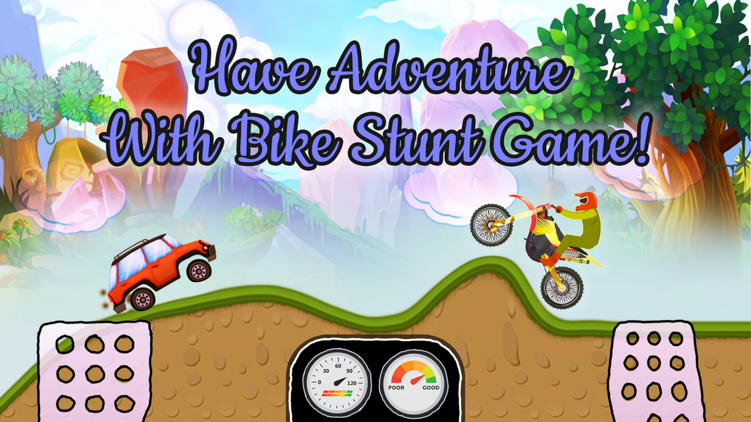 BIKE STUNT – Bike Driving Game - عکس بازی موبایلی اندروید