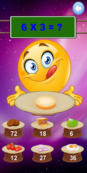 Multiplication Table - Learn - عکس برنامه موبایلی اندروید