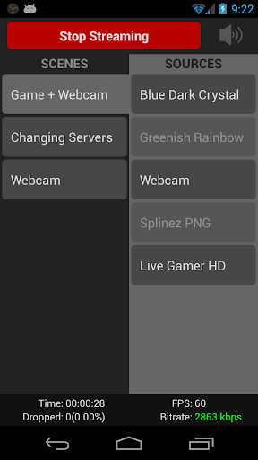 OBS Remote - Image screenshot of android app