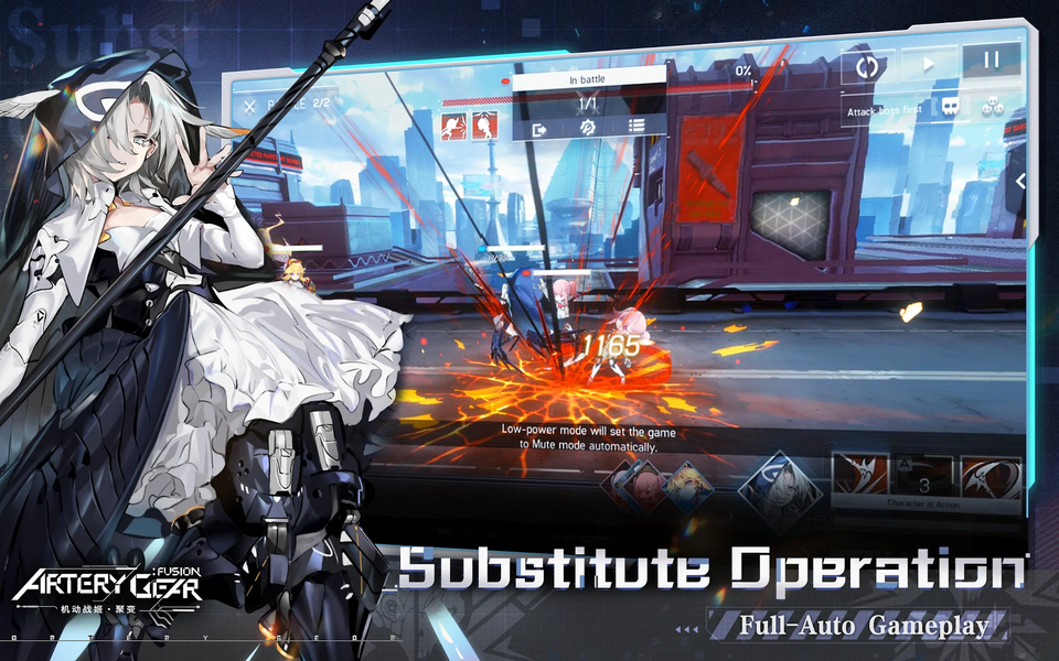 Artery Gear: Fusion - Gameplay image of android game