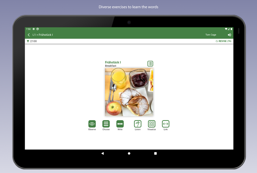 Learn German Vocabulary - عکس برنامه موبایلی اندروید