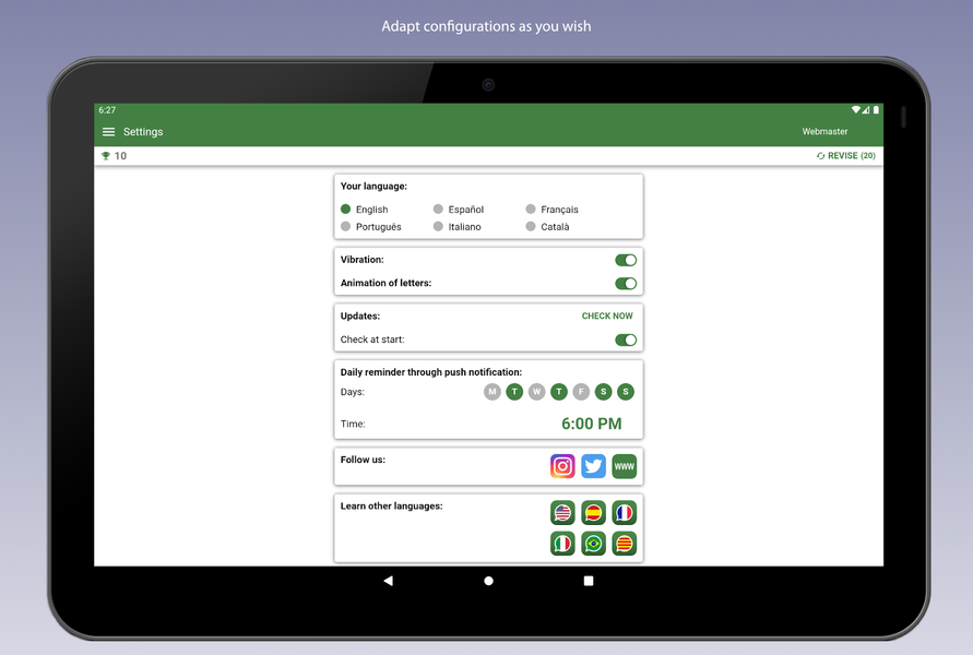 Learn German Vocabulary - عکس برنامه موبایلی اندروید