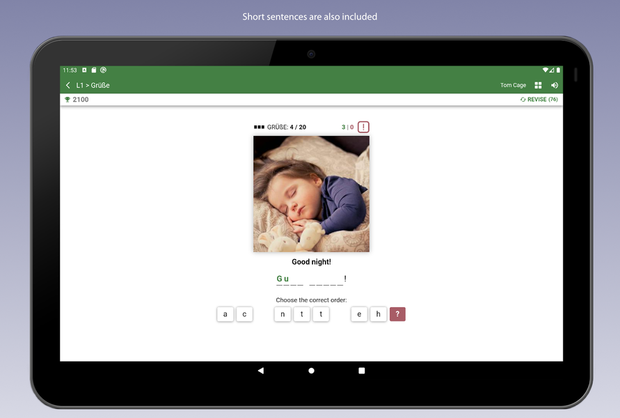 Learn German Vocabulary - عکس برنامه موبایلی اندروید