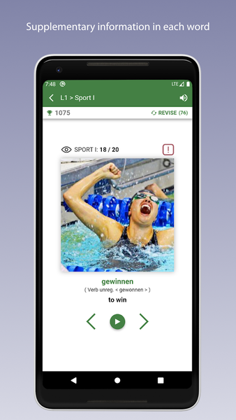 Learn German Vocabulary - عکس برنامه موبایلی اندروید
