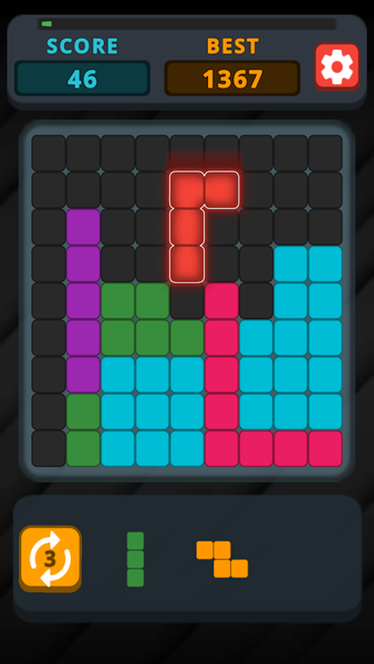 Block Puzzle - 2023 - Gameplay image of android game