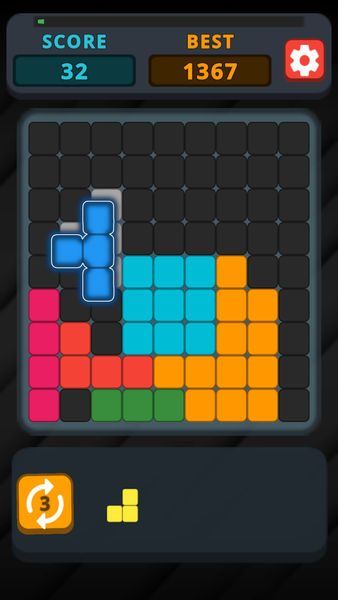 Block Puzzle - 2023 - Gameplay image of android game