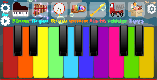Kids Piano - Gameplay image of android game