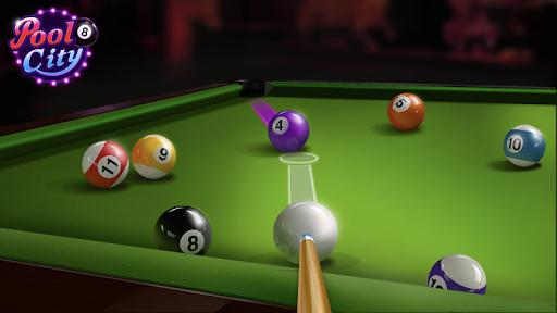 Pooking - Billiards City - Gameplay image of android game