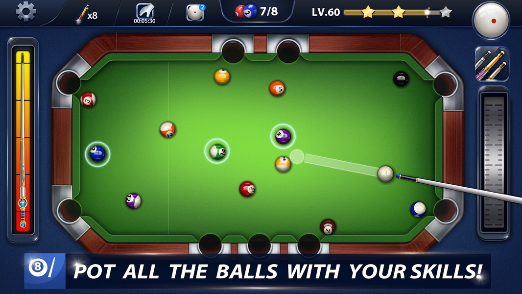Ball Billiards: Offline Pool - Gameplay image of android game