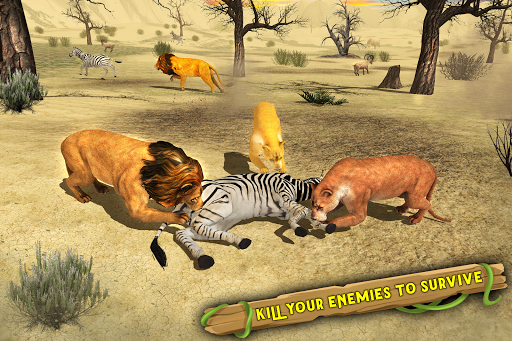 Wild Lion Simulator Games - عکس بازی موبایلی اندروید