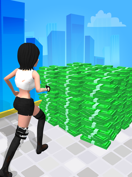 Money Rich Run - Running Game - Gameplay image of android game