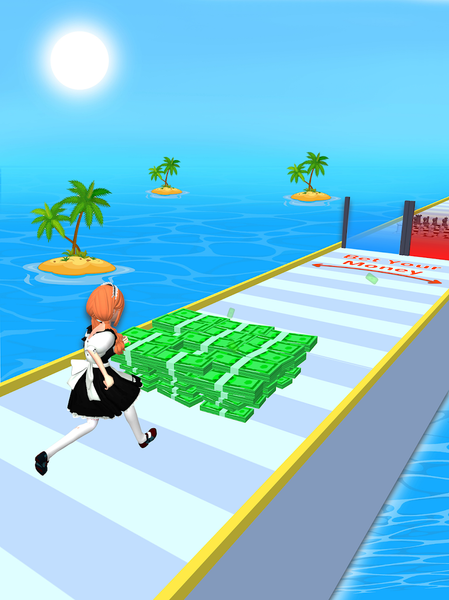 Money Rich Run - Running Game - Gameplay image of android game