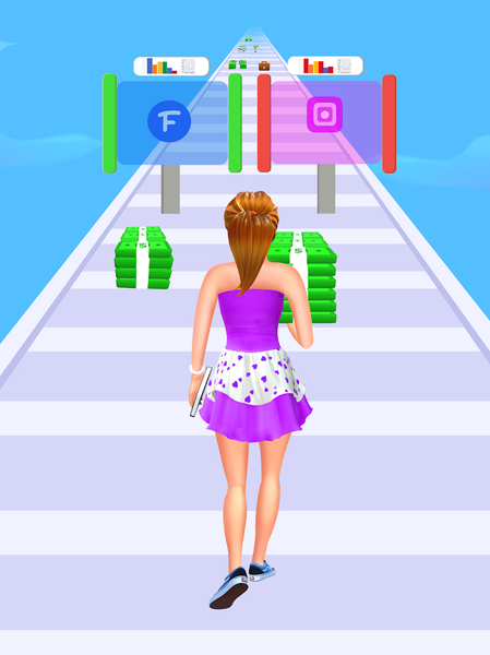 Money Rich Run - Running Game - Gameplay image of android game