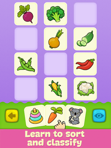 Toddler flashcards for kids - Gameplay image of android game