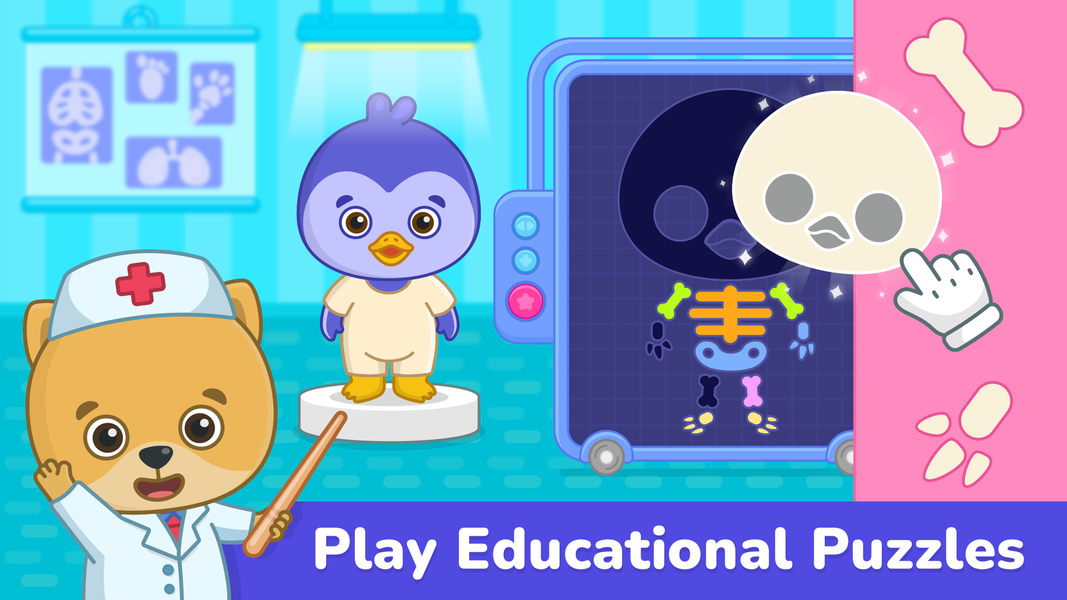 Kids doctor games 2-5 year old - عکس بازی موبایلی اندروید