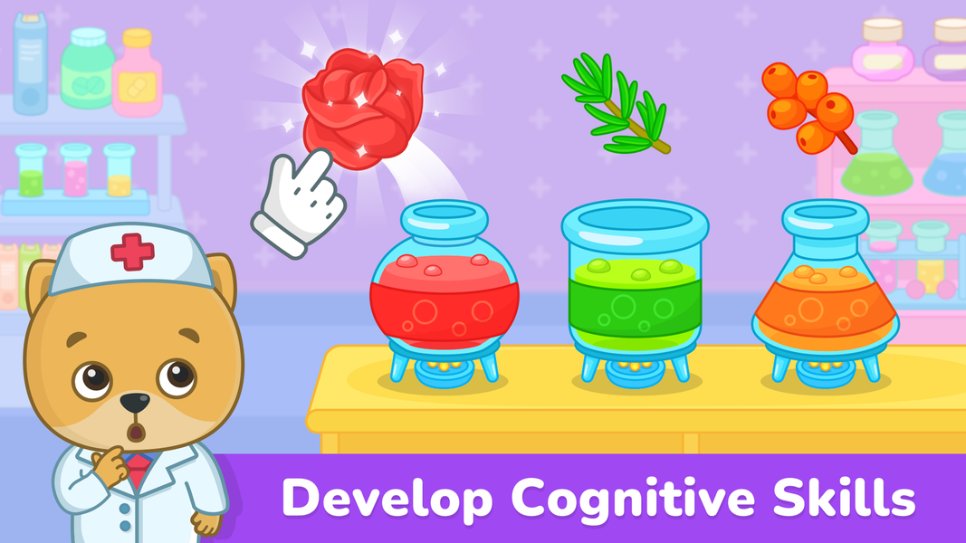 Kids doctor games ۲-۵ year old - عکس بازی موبایلی اندروید